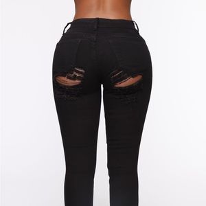 FashionNova Booty Ripped Jeans
